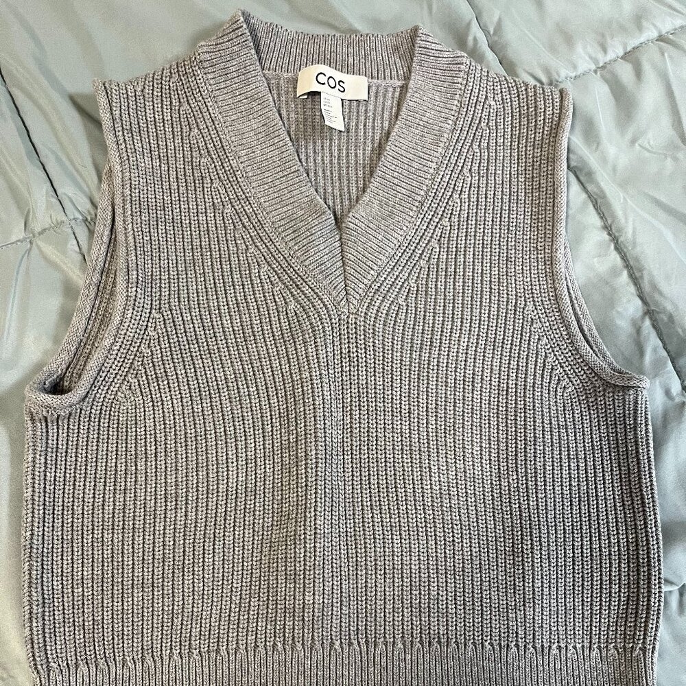 COS Chunky Knit Vest - Size XS
